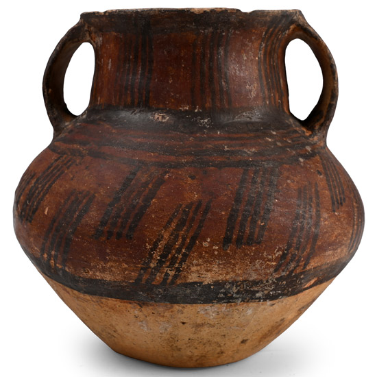 Chinese Painted Terracotta Vessel