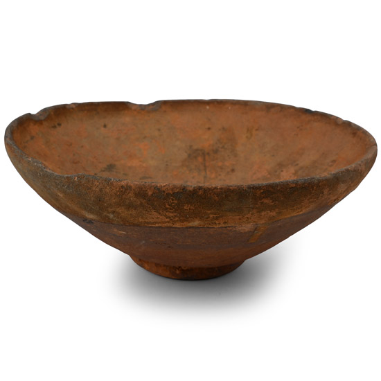 Chinese Ming Terracotta Shallow Bowl