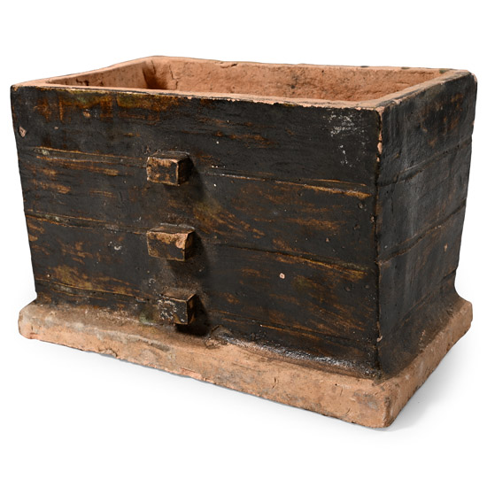 Chinese Ming Glazed Model Chest of Draws