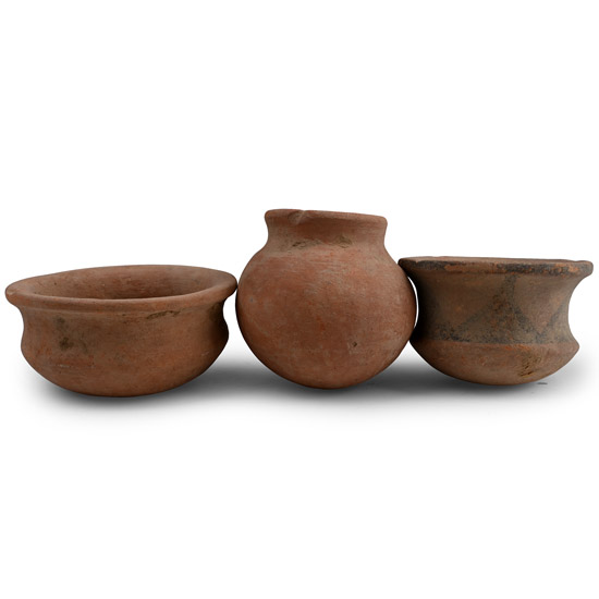 Parthian Terracotta Vessel Group