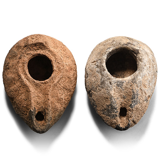 Byzantine Terracotta Oil Lamp Group