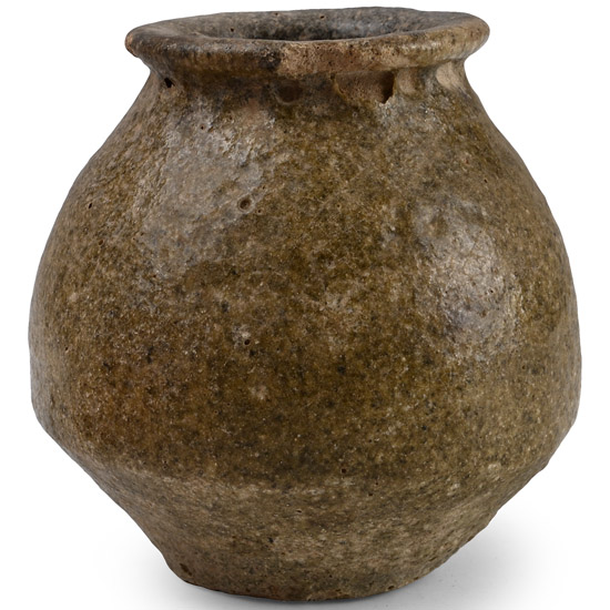 Parthian Green Glazed Jar