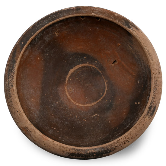 Greek Black Glazed Dish