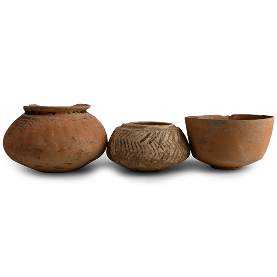 Western Asiatic Painted Terracotta Vessel Group
