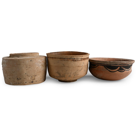 Western Asiatic Painted Terracotta Vessel Group