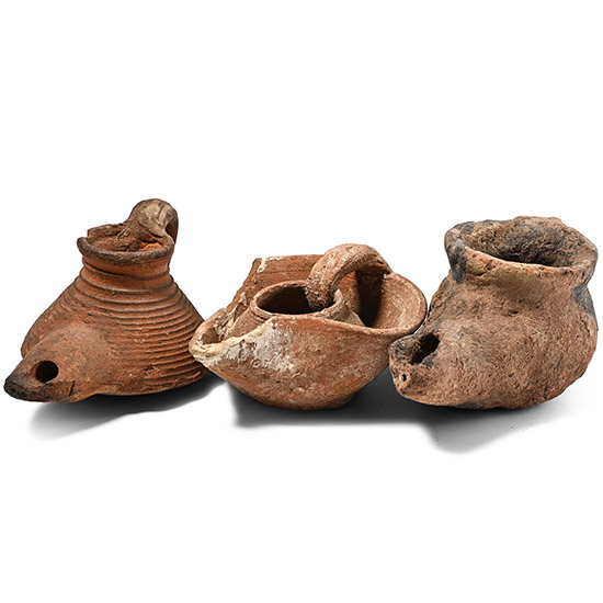 Western Asiatic Terracotta Oil Lamp Collection