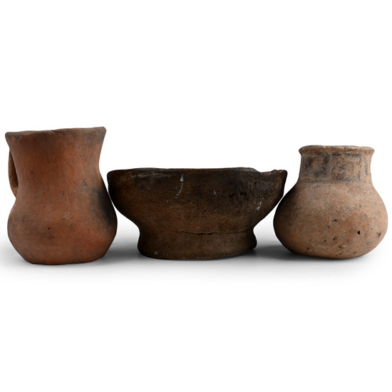 Pre-Columbian Terracotta Vessel Group