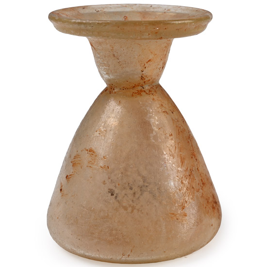 Roman Aqua Glass Sprinkler Vessel