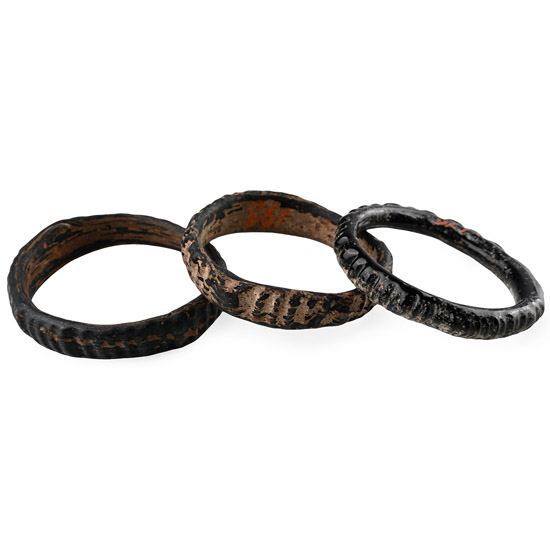 Byzantine Decorated Glass Bracelet Group
