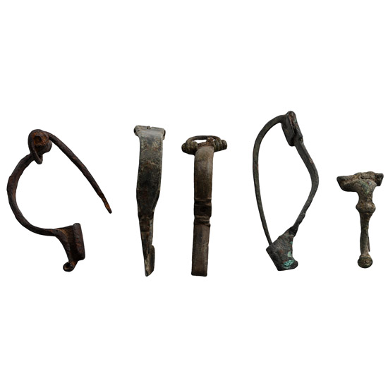 Roman and Earlier Bronze Bow and Trumpet Brooch Collection