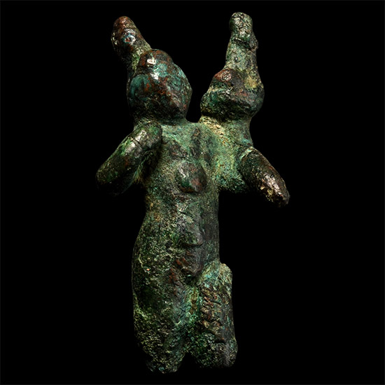 Egyptian Bronze Harpocrates Statuette
