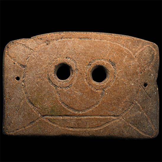 South East Asian Terracotta Funerary Mask