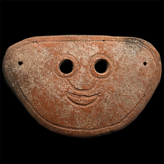 South East Asian Terracotta Funerary Mask
