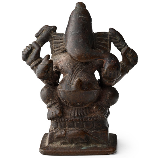 Early Indian Bronze Figure of Ganesh
