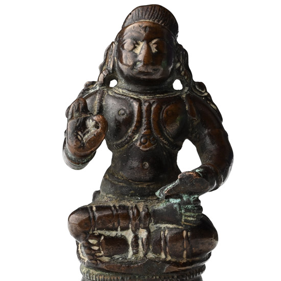 Indian Bronze Figure of Hanuman