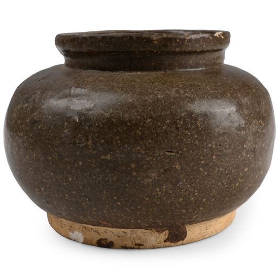 Chinese Song Green Glazed Globular Vessel