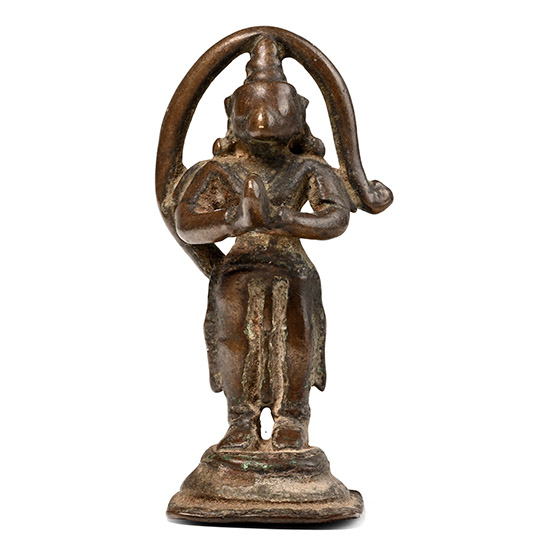 Antique Bronze Figure of Hanuman