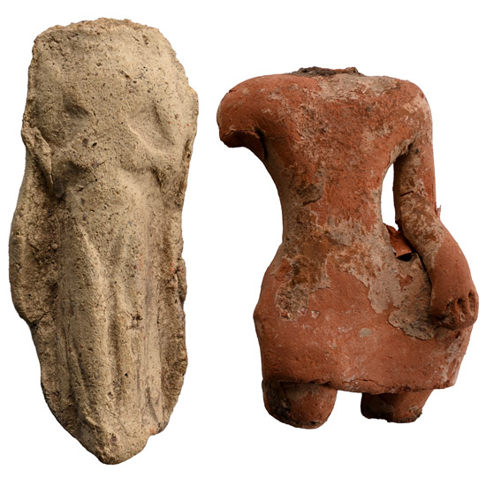 Western Asiatic Terracotta Idol Torso Group