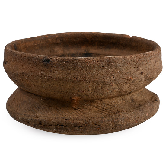 Egyptian Pinched Earthenware Bowl
