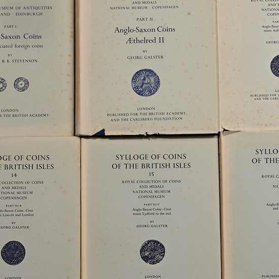 ANGLO-SAXON COINS - Sylloge of Coins of the British Isles Volumes I, II, IIIA-C, IV & V