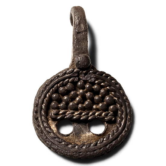 Saxon Silver-Gilt Dress Fastener