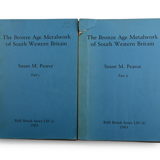 The Bronze Age Metalwork of South Western Britain Part I & II by Susan M. Pearce - 2 Titles