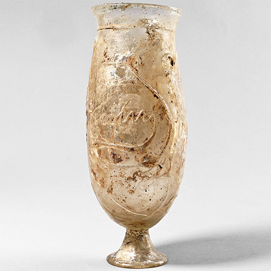 Large Roman Rhenish Type Snake-Thread Goblet from a Workshop in Cologne