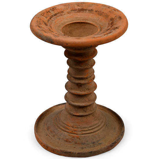Large Western Asiatic Decorated Terracotta Chalice