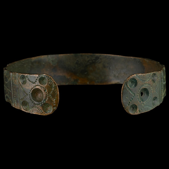 Roman Decorated Bronze Bracelet