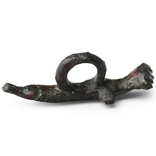Roman Bronze Phallic Pendant
