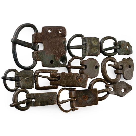 Roman to Byzantine Bronze Buckle Collection