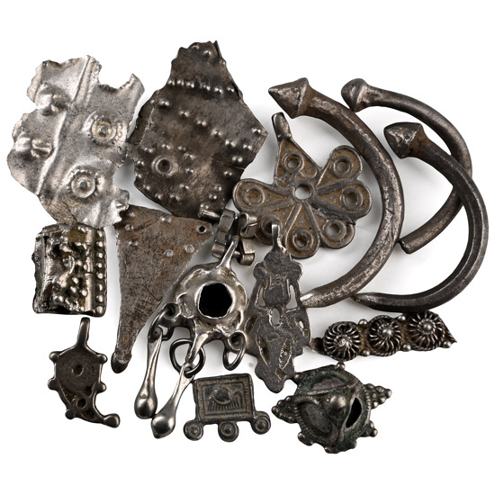 Celtic to Medieval Silver Fragment Group