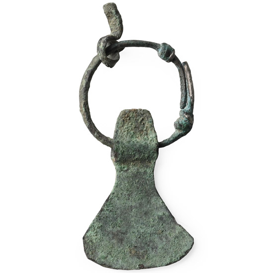 Viking Age Bronze Axehead Pendant