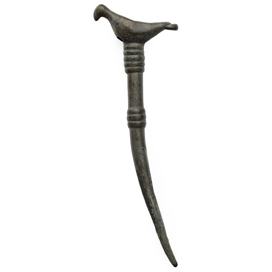 Roman Bronze Bird Pin