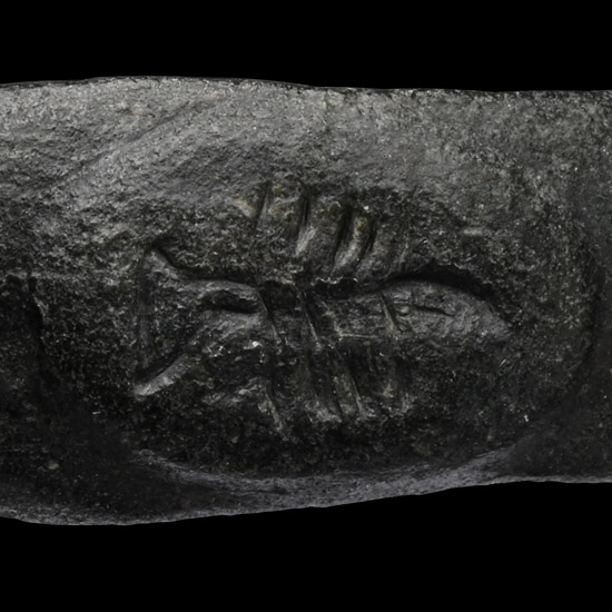 Roman Bronze Ring with Scorpion