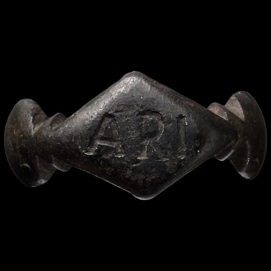 Medieval Bronze Ring with Inscription