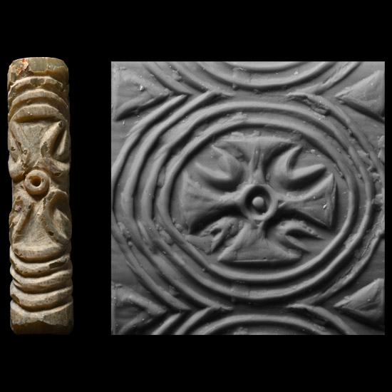 Western Asiatic Geometric Cylinder Seal