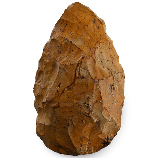 Hampshire Stone Age Knapped Flint Handaxe