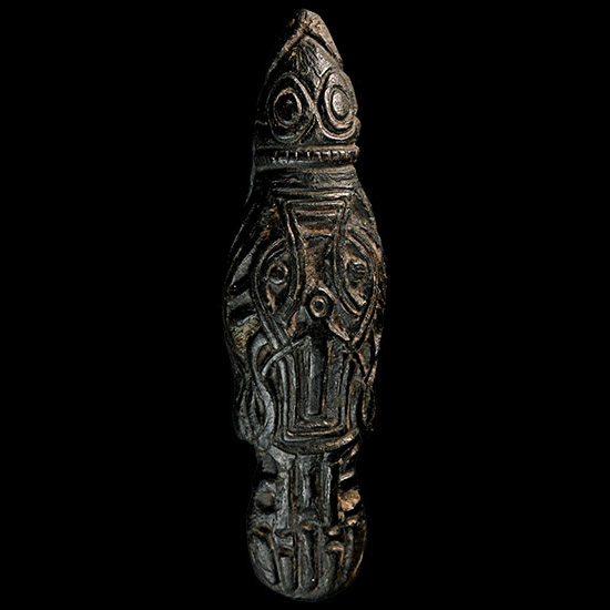 Scandinavian Viking Bronze Bird-Shaped Brooch