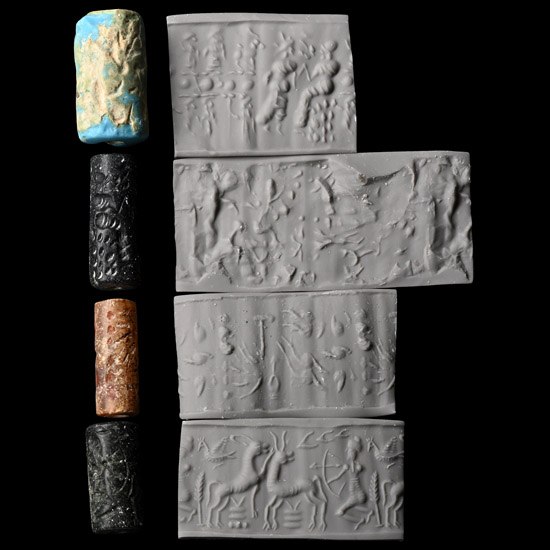 Western Asiatic Stone Cylinder Seal Group