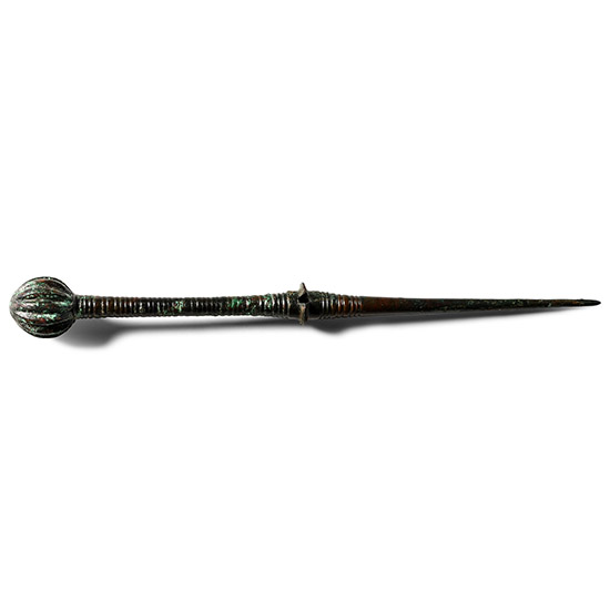 Luristan Decorated Bronze Cloak Pin