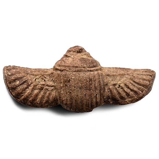 Egyptian Faience Winged Scarab