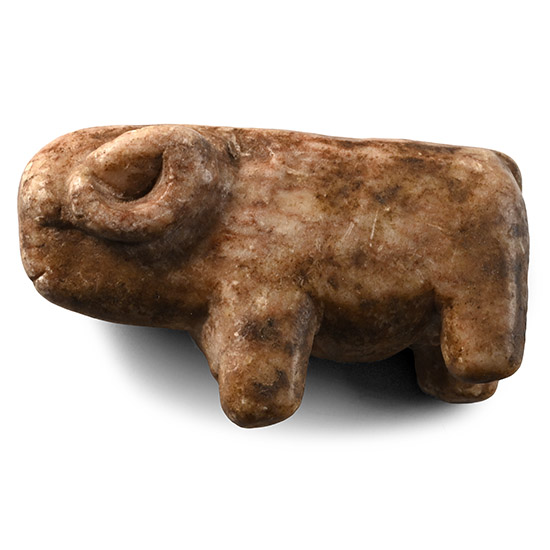Mesopotamian Carved Stone Ram Amulet