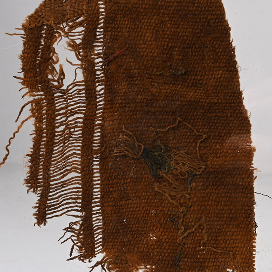 Egyptian Mummy Wrapping Fragment in Display Stand
