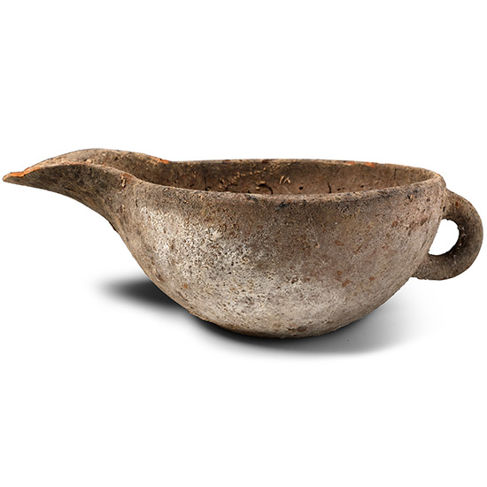 Western Asiatic Terracotta Single-Handled Pouring Vessel