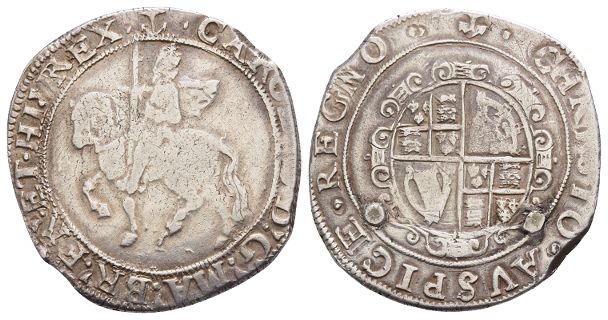 England. Stuart, Charles I AR Halfcrown.