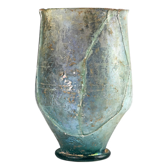 Roman Iridescent Glass Beaker