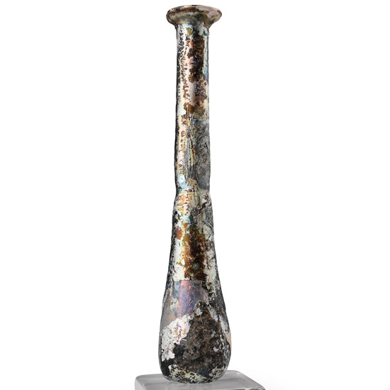 Roman Translucent Glass Unguentarium