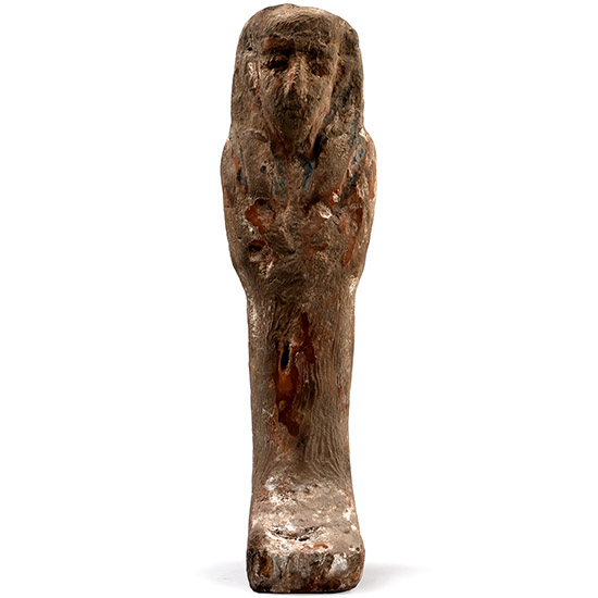 Large Egyptian Painted Wooden Ptah-Sokar-Osiris Figure