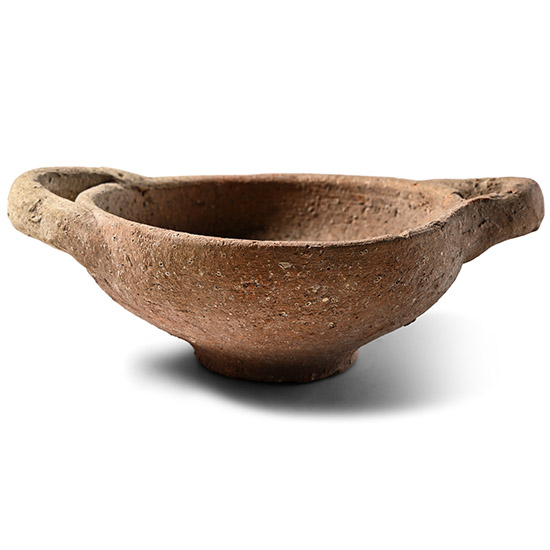 Egyptian Two-Handled Pottery Bowl